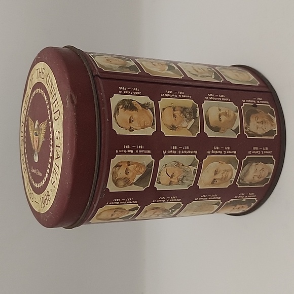 Vintage 1985 Presidents of US Limited Edition Tin - Picture 2 of 11